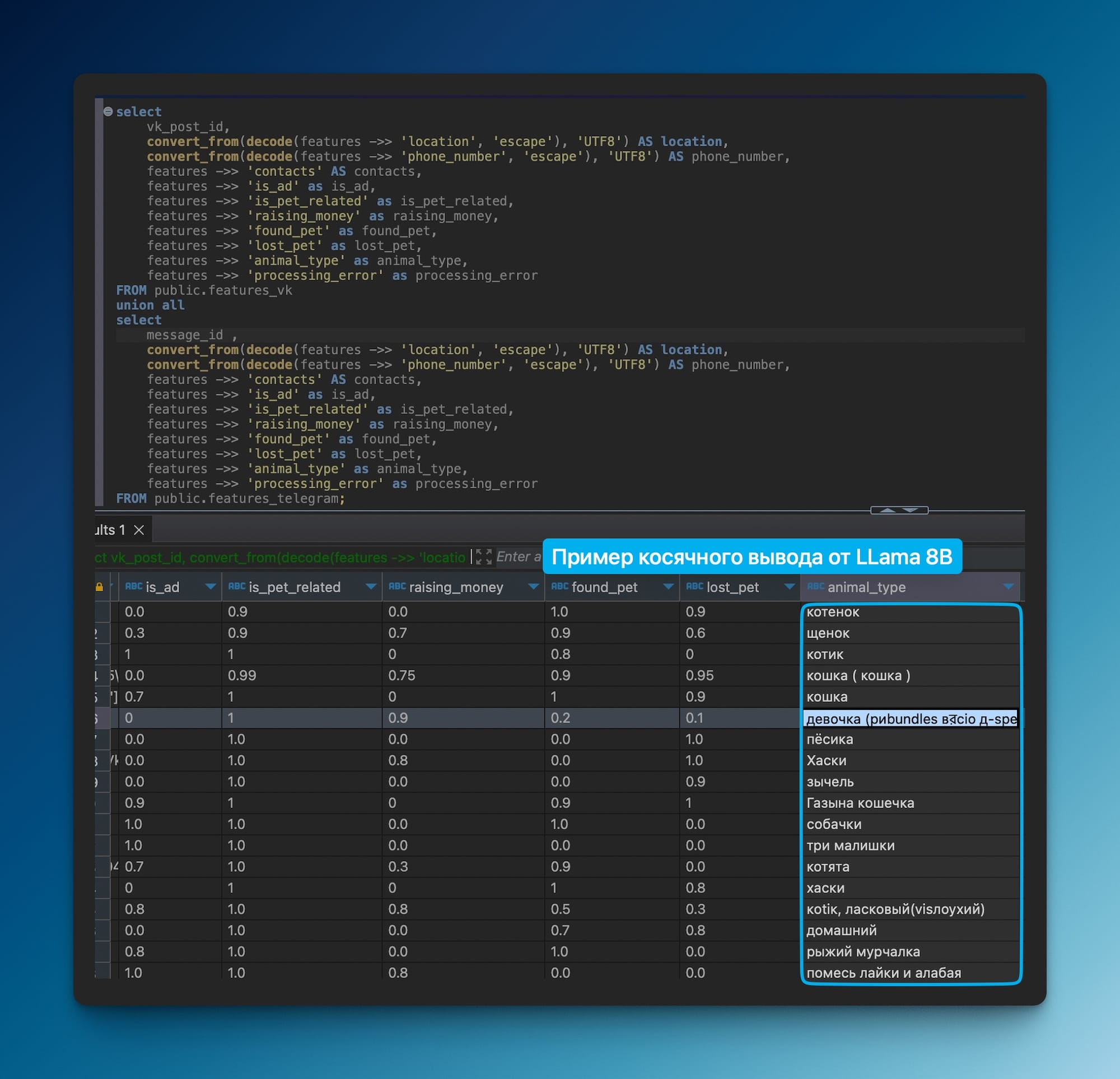 Опыт интеграции LLM и классического ML в пет-проект про поиск домашних животных - 6