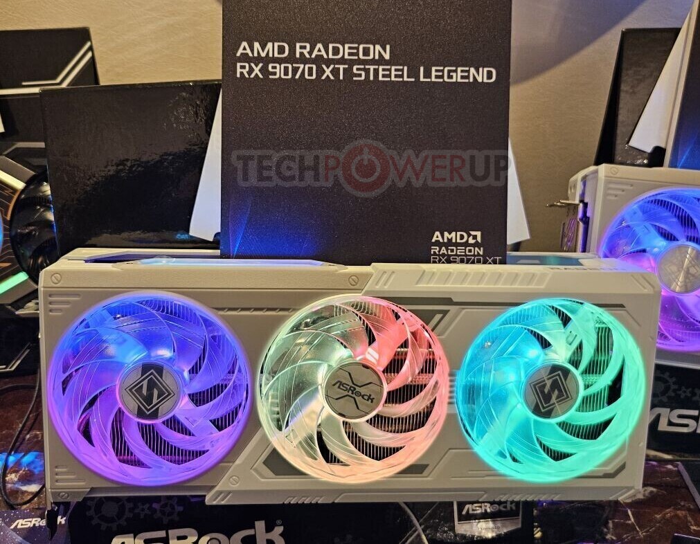 ASRock Radeon RX 9070 XT Steel Legend