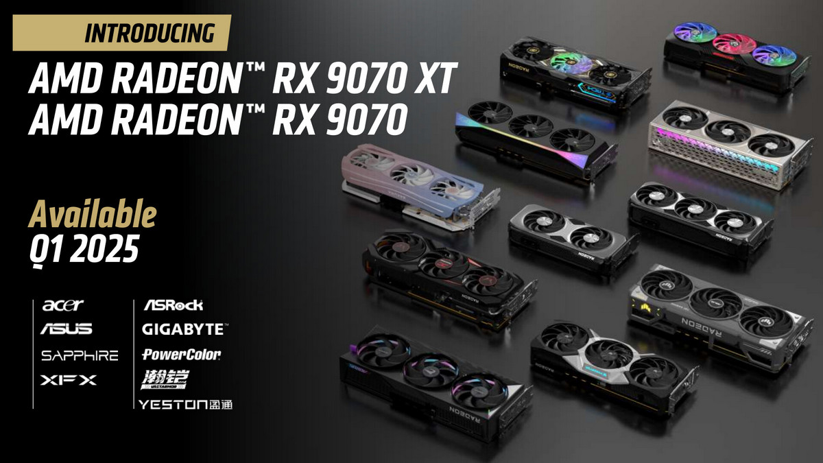 CES 2025: AMD раскрыла информацию о видеокартах Radeon RX 9070 XT и RX 9070 на RDNA 4 - 1