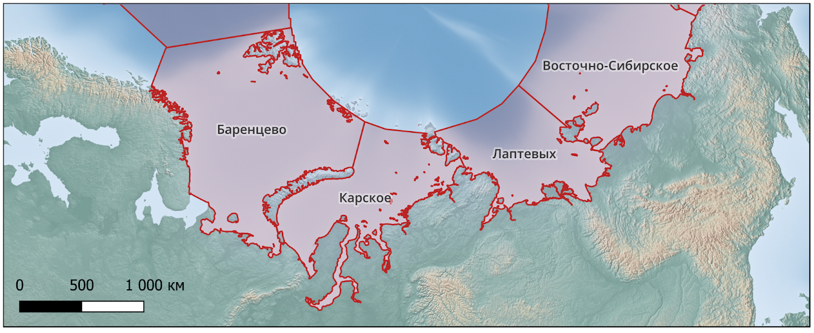 Районирование на тестовые акватории