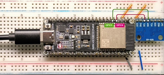 Подключение MPU-6050