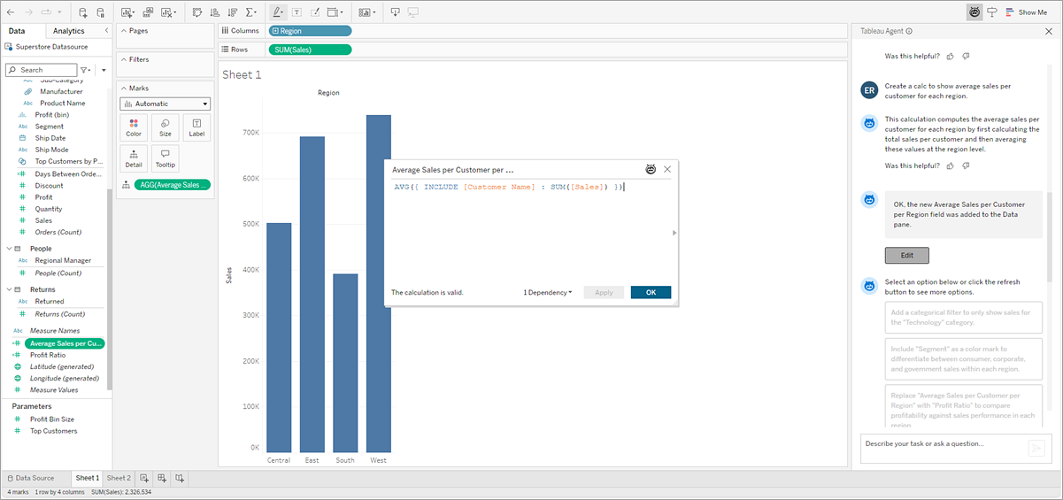 Tableau Agent 