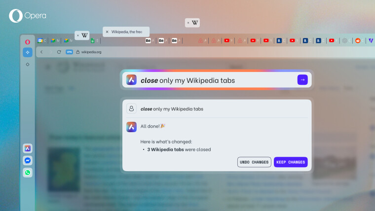 Opera получила опцию Tab Commands на основе ИИ - 1
