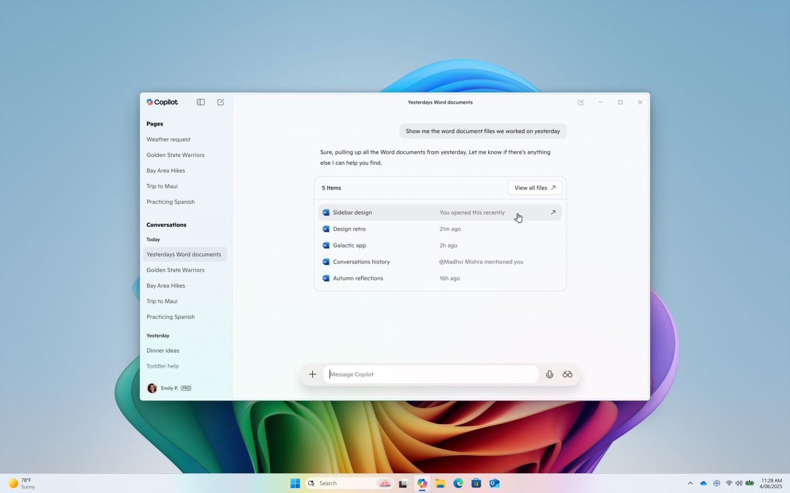 В Windows 11 тестируют опцию шеринга экраном приложений и файлами с Copilot - 2